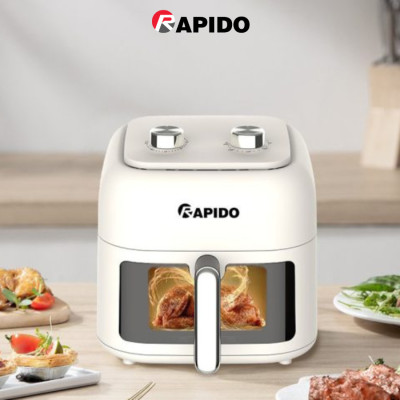 Nồi chiên không dầu Rapido RAF 7.0M3, dung tích 7 lít, công suất 1700W, nhỏ gọn, bảo hành 1 năm toàn quốc - Hàng chính hãng