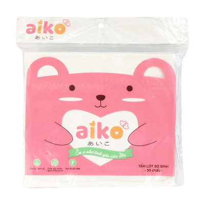 Combo 5 Bịch Tấm Lót Xu Sơ Sinh Aiko (Bịch 30 Miếng)