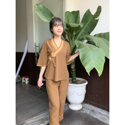 Đồ Lam Đi Chùa Pháp Phục Phật Giáo