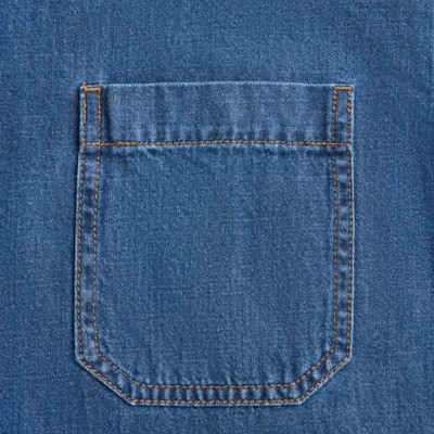 Áo sơ mi denim nam Form Loose - RT 10S25DSH001 | ROUTINE CÀ MAU