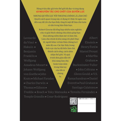 Mastery: Làm Chủ - Robert Greene - Lê Đình Chi dịch - (bìa mềm)