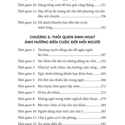 Thói Quen Tốt Tạo Ra Cuộc Sống Chất