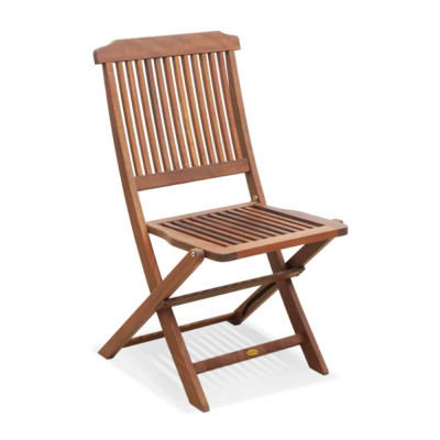 Bộ Bàn Punai 4 Ghế Xếp Paradiso IBIE NS4002A (100 x 100 x 72 cm) - Nâu