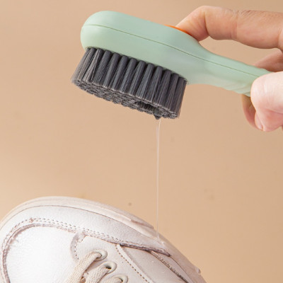 Bàn Chải Vệ Sinh Giày Đa Năng Có Ngăn Đựng Xà Phòng