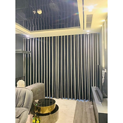 Rèm Ghi tối R2,5m x C2,9m = 2. R1,3 x C 2,2m = 2. Bộ thanh trep 3m + 1,7m