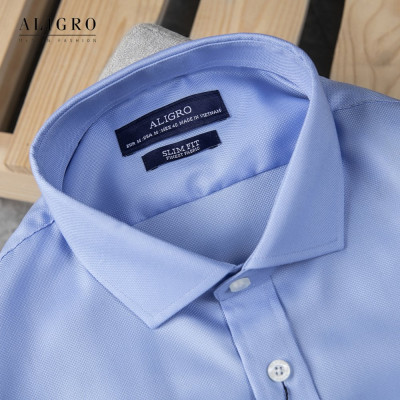 Áo sơ mi nam dài tay ALIGRO chất liệu cotton cao cấp mềm mại, thoáng mát, thấm hút mồ hôi, kháng khuẩn cao ALGS197