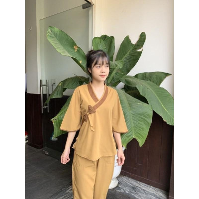 Đồ Lam Đi Chùa Pháp Phục Phật Giáo