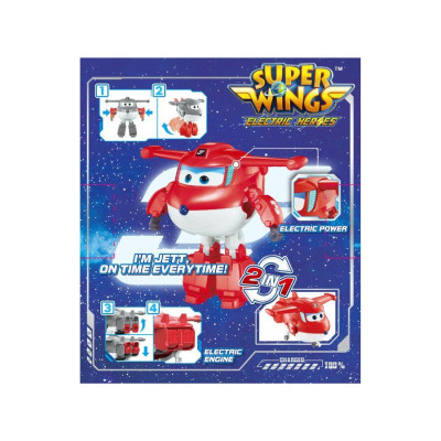 Đồ Chơi Robot Biến Hình Cỡ Lớn - Jett Tia Chớp - Super Wings YW780210