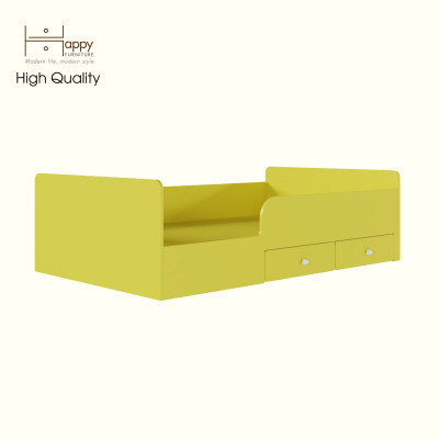 [Happy Home Furniture] KID, Giường ngủ 2 ngăn kéo cho trẻ em , 203cm x 48cm ( DxC), GNG_164, GNG_165