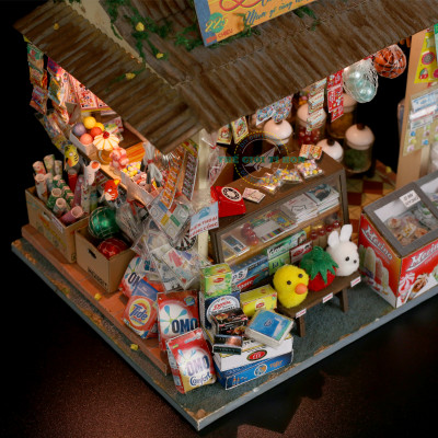 MÔ HÌNH TỰ LẮP RÁP DIY SÀI GÒN XƯA VÀ NAY - TIỆM SẠP KHÔ - SG01