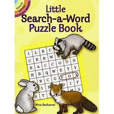 Sách - Little Search-a-word Puzzle Book by Nina Barbaresi (US edition, paperback)