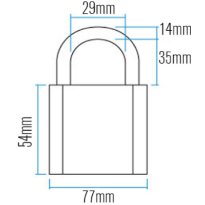 Khóa Granit 37 Series ABUS (70mm)