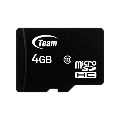 Thẻ nhớ micro SDHC Team Group 4GB / 8GB tốc độ Class 10 kèm adapter - Hàng chính hãng