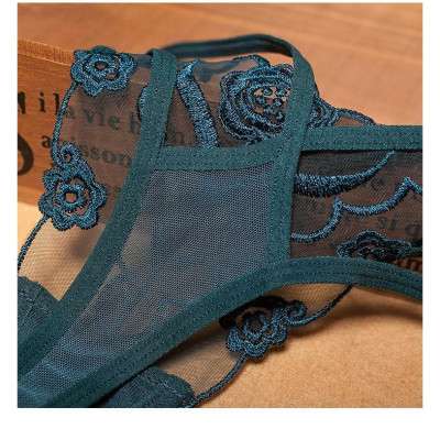 Quần Lót Lưới Nữ Thêu Hoa Xuyên Thấu Phong Cách Sexy WL29