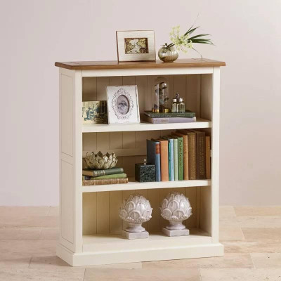 Tủ Sách Thấp Shutter Gỗ Sồi Ibie LSBSSHUO - Trắng (90 x 35 cm)