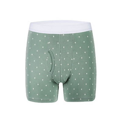 Quần lót Boxer nam Màu xanh pastel - Họa tiết chấm bi