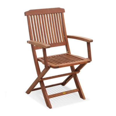 Bộ Bàn Punai 4 Ghế Xếp Paradiso IBIE NS4002A (100 x 100 x 72 cm) - Nâu