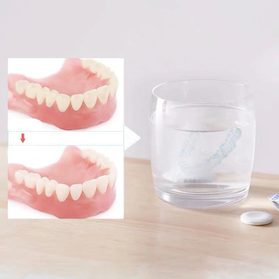 Viên sủi ngâm làm sạch răng giả đến 99.9% trong 3 Minute Nhật Bản 132 Tablets