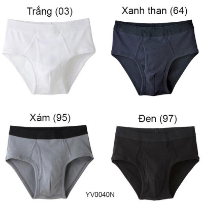 Quần sịp tam giác 100% cotton kháng khuẩn khử mùi YG YV0040N của Nhật