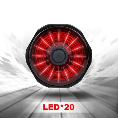 Đèn Đuôi LED Xe Đạp Thông Minh Cảnh Báo Ban Đêm Có Cảm Biến Chuyển Động Và Báo Đèn Khi Phanh Xe Chống Nước Sạc Điện USB MAILEE - Hàng Chính Hãng