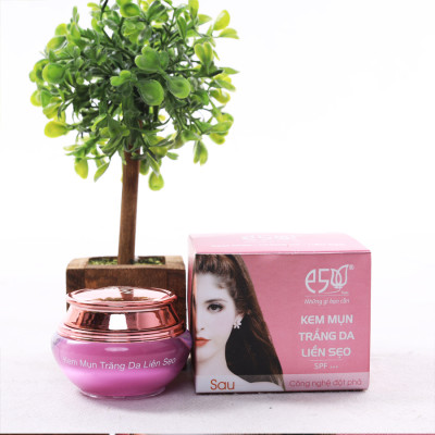 Kem Mụn Trắng Da Liền Sẹo E5 Hồng 