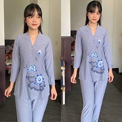 ĐỒ LAM ĐI CHÙA  PHÁP PHỤC PHẬT GIÁO 