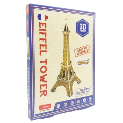 Mô Hình Giấy 3D Tháp Eiffel - Cubic Fun S3006H (20 Mảnh Ghép)