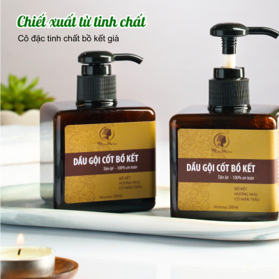 Combo 1 dầu gội cốt bồ kết + 1 hộp thảo mộc vệ sinh cho mẹ Wonmom