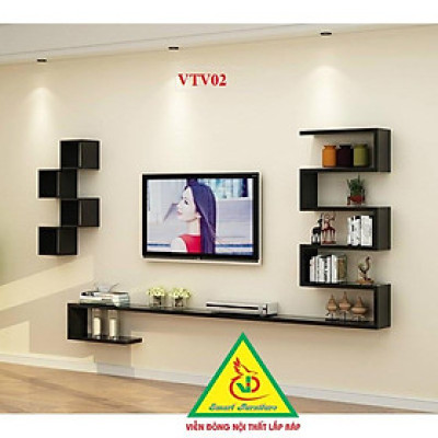 Bộ kệ ti vi treo tường VKTV02