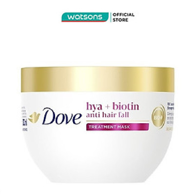 Kem Ủ Tóc Dove Ngăn Gãy Rụng Hya + Biotin Anti Hair Fall Treatment Mask 300ml