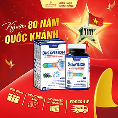Viên uống Osavision hỗ trợ tăng cường thị lực giảm khô mắt, mỏi mắt, nhìn mờ (60 viên) - Nutramed
