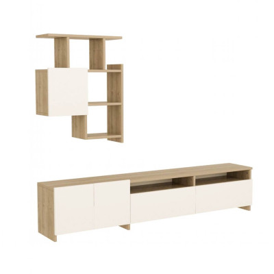 Kệ tivi gỗ công nghiệp dáng thấp cho phòng ngủ SMLIFE Tobio