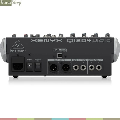 Behringer XENYX Q1204USB - Mixer Chuyên Nghiệp 12 Cổng - Hàng chính hãng