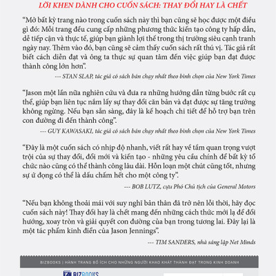 Thay đổi hay là chết ( Tặng BookMark)