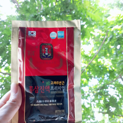 Nước Hồng Sâm Hàn Quốc 6 Năm Tuổi - MYEONG KI SAM - Hàng Nội Địa Nhập Khẩu Chính Hãng - Hàm Lượng Hồng Sâm 9,9% - Hộp 30 Gói x 70ml