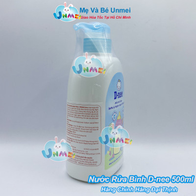 Nước Rửa Bình Sữa D-Nee - Chai 500ml