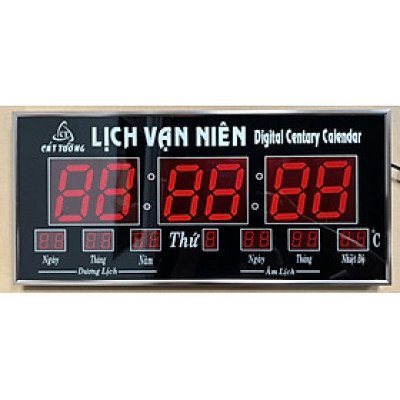 Đồng hồ lịch vạn niên số lớn siêu mỏng - 2A ( 23x50cm)