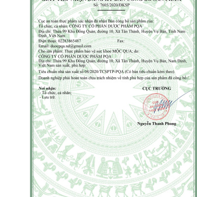 Cốm PQA Mộc Qua là dược phẩm thảo dược hỗ trợ khu phong hàn, thư giãn gân cốt, giúp hạn chế các triệu chứng đau mỏi gân cơ.