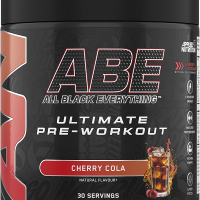 ABE Pre Workout - Applied Nutrition (30 Lần Dùng), Tăng Sức Mạnh Sức Bền, Tỉnh Táo Tập Trung Trước Tập