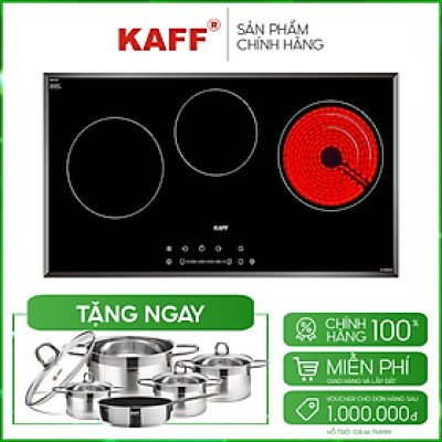 Bếp điện từ kết hợp hồng ngoại đa vùng nấu KAFF KF-IC5801SB - Sản phẩm chính hãng