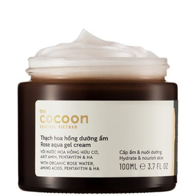 Thạch hoa hồng dưỡng ẩm Cocoon 100ml