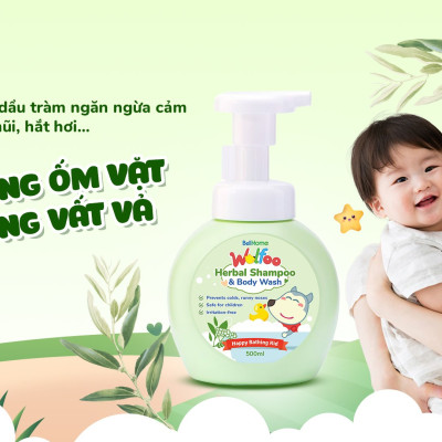 Tắm Gội Thảo Dược Wolfoo Baby 500ml