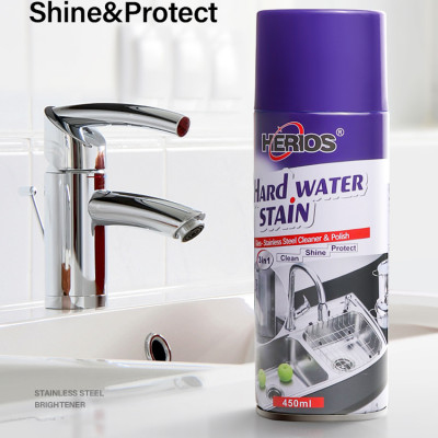 Chai Vệ Sinh Đánh Bóng Bộ Phận Kim Loại Xe Cao Cấp HERIOS LA-024 Công Nghệ Đức 450ml