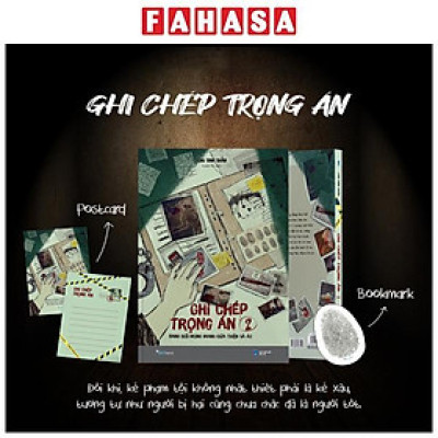Sách - Ghi Chép Trọng Án - Tập 2 - Ranh Giới Mong Manh Giữa Thiện Và Ác - Tặng Kèm Bookmark + Postcard