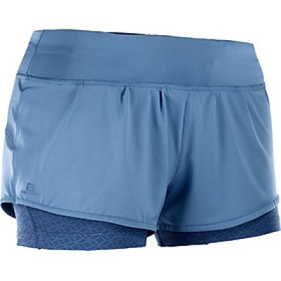 Quần Thể Thao Nữ Salomon ELEVATE AERO SHORT W COPEN BLUE - LC1277300