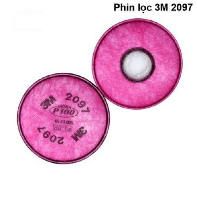Bộ mặt nạ phòng độc 3M 7502 kèm cặp phin lọc 2097