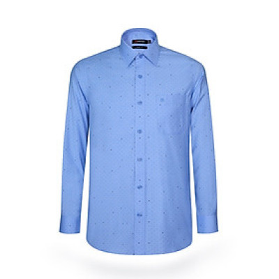 Áo sơ mi nam KHATOCO dài tay họa tiết A1MD468T1-CNIN394-2508-D