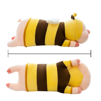 Thú nhồi bông heo ong vàng - Size từ 60cm đến 100cm - Quà tặng heo ong vàng nhồi bông dễ thương - Gối ôm mềm mịn cho bé