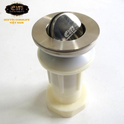 Bộ xả lật Inox ống lò xo linh hoạt Eurolife EL-BXL 01 (Trắng)