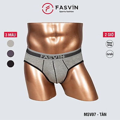 Quần lót nam fasvin MSV07.HN vải cotton chun dày dặn mềm mại co giãn dễ chịu